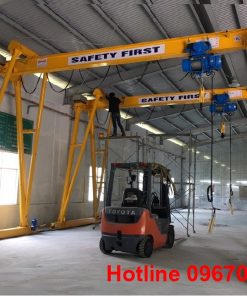 Cổng trục 3 tấn dầm đơn Thương Hiệu Châu âu